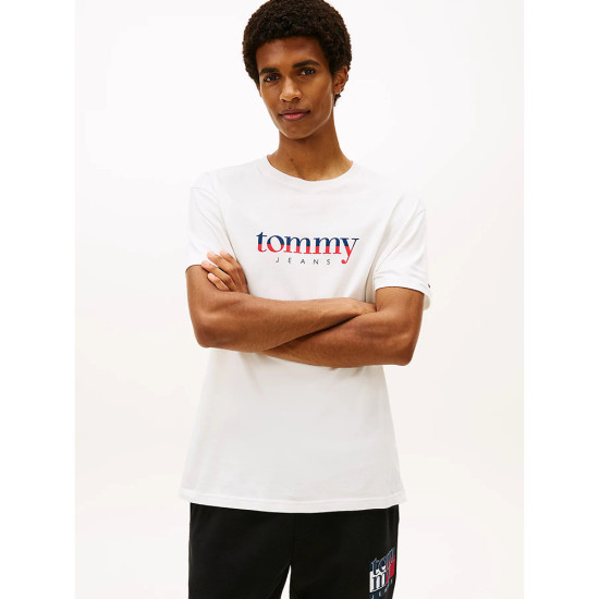 Tommy Hilfiger Ανδρική κοντομάνικη μπλούζα Logo Jersey Crew Neck T-Shirt